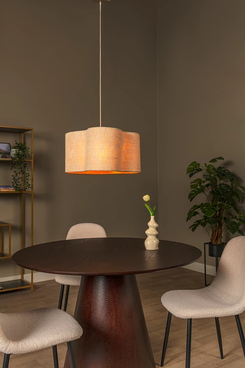 Lucide CHANTAL - Pendant - 1xE27 - Cream - Essential - atmosphere 1